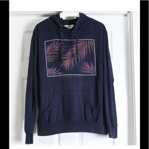 Freedom Artists palm tree Navy hoodie